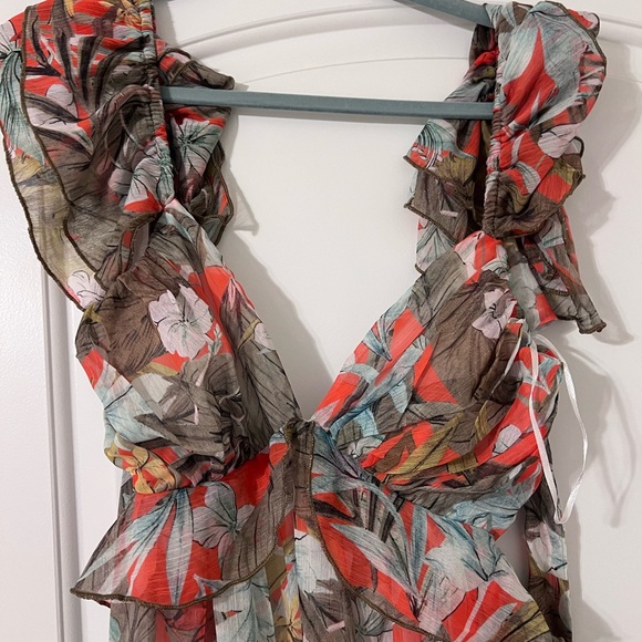 Floral Ruffle Dress - Picture 2 of 4